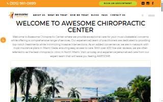 Awesome Chiropractic Center website
