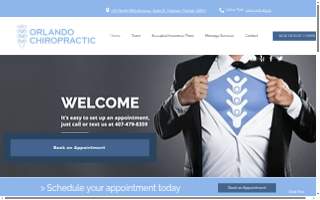 Orlando Chiropractic website