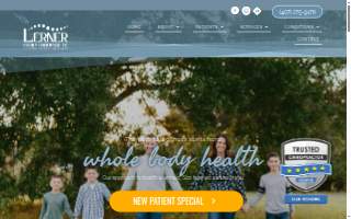 Lerner Family Chiropractic website