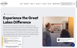 Great Lakes Health and Wellness - Cleveland: Chiropractic and Massage Therapy website