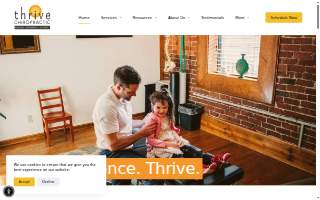 Thrive Chiropractic - Cincinnati website