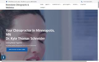 Riverstone Chiropractic and Wellness website