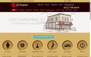 City Chiropractic website