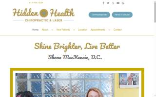 Hidden Health Chiropractic website