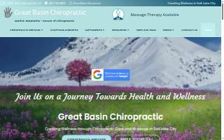 Great Basin Chiropractic website