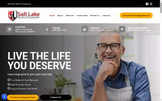 Salt Lake Sports Chiropractic of Salt Lake City website