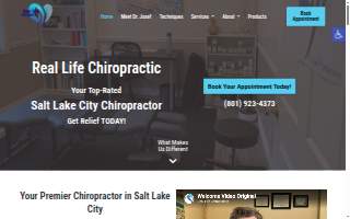 Real Life Chiropractic website