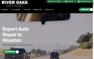 River Oaks Automotive Center website