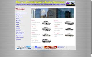 Ron's Downtown Auto Service website
