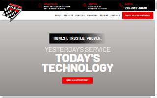 Master Car Care & Collision website