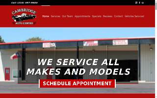 Cambridge Auto Center, Inc. website