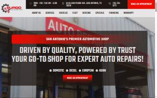 Surgo Automotive website