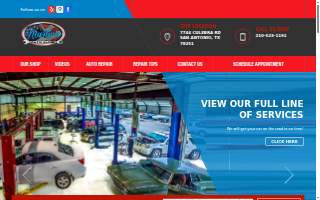 Martin's Auto Clinic website