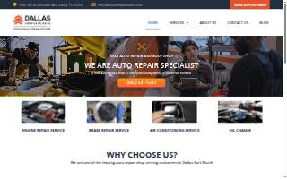Dallas Discount Auto website