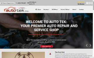 Auto Tek website