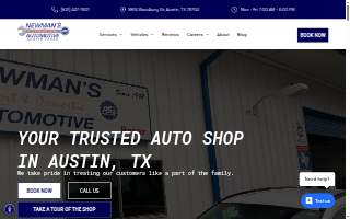 Newman's Automotive website