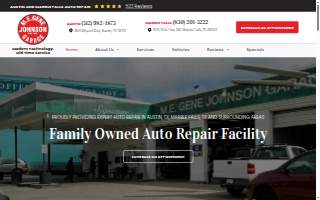 M E Gene Johnson Garage website