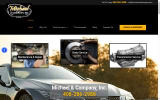 Michael & Company Auto Body And Auto Repair Shop in San Jose, Ca. website