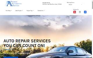 A Premier Automotive Services website