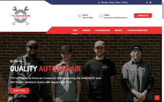 TTS Auto Service website