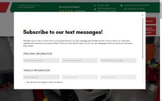 American Auto Repair website