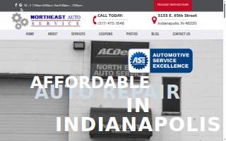 Northeast Auto Service website