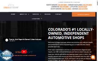 Urban Autocare of Denver website