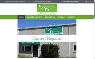Community Auto Repair website