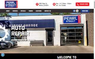 Pearl Street Garage website