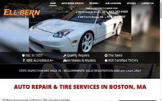 Ell-Bern Automotive Service & Tires Inc. website