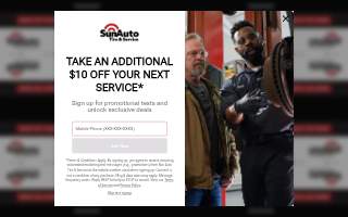 Sun Auto Tire & Service of Portland website