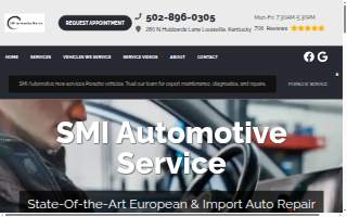 SMI Automotive Service website