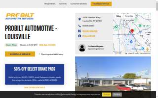 Probilt Automotive website