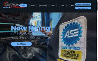 Old Town Tire & Automotive website