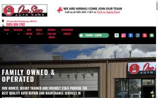 One Stop Auto Care website