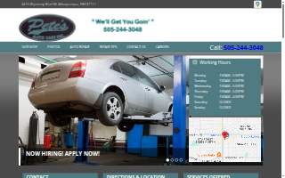 Pete's Auto Care website