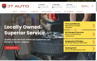 JT Auto website