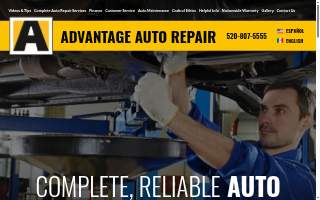 Advantage Auto Repair website