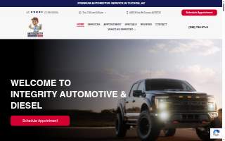 Integrity Automotive & Diesel website