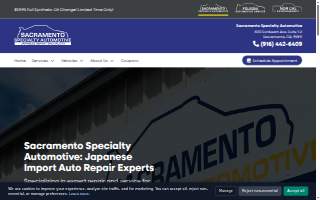 Sacramento Specialty Automotive website