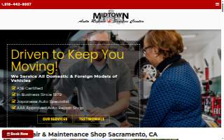 Midtown Auto Repair & Service Center website
