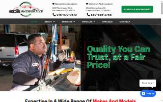 SDS Automotive website