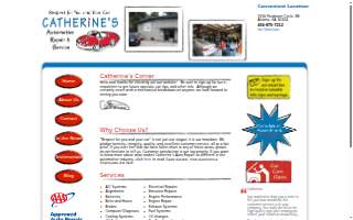 Catherine's Auto Repair website