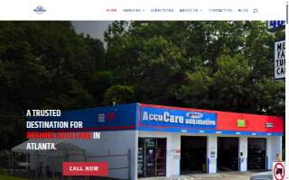 Accucare Automotive website