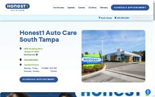 Honest1 Auto Care website