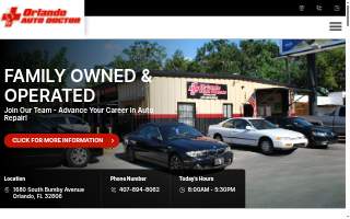 Orlando Auto Doctor website