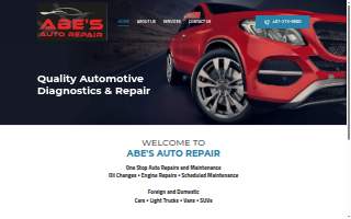 Abe's Auto Repair Inc. website