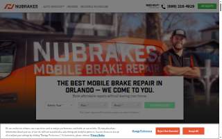 NuBrakes Mobile Brake Repair of Orlando website
