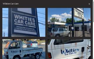 Whitie's Car Care website