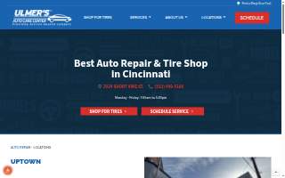 Ulmer's Auto Care of Cincinnati website